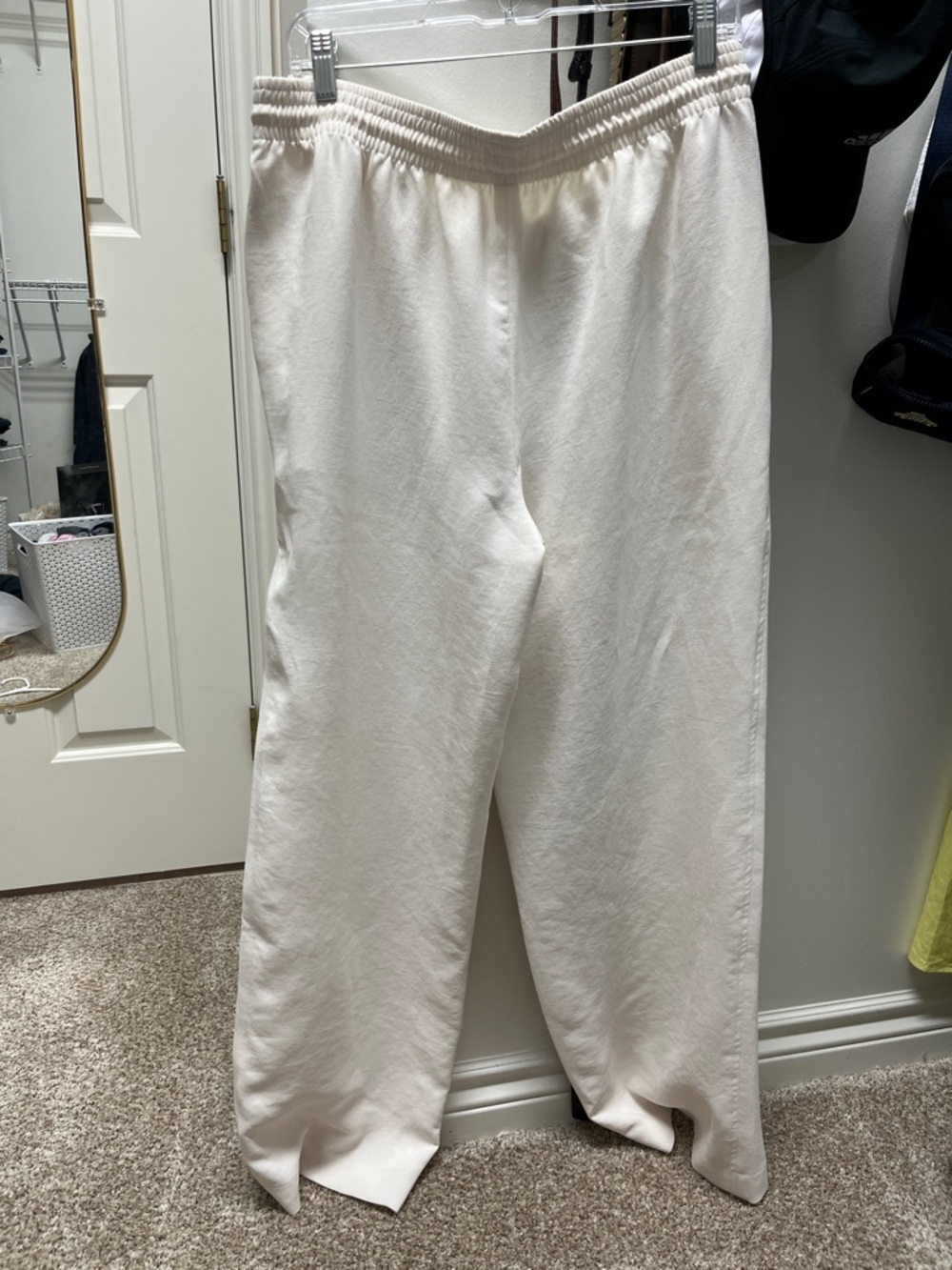 Wilfred Cream Elastic Drawstring Pants